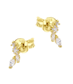 Dewdrop Elegance Silver Stud Earring STS-6950